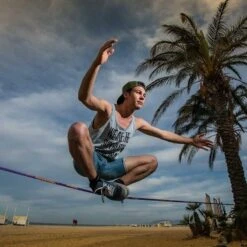 GIBBON Surferline Treewear Set Slackline 30m - Paars -Sporten Buiten 18831 surferline treewear set slackline 7 1157788