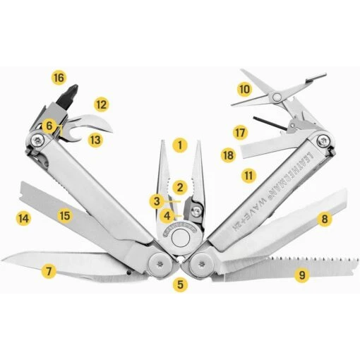 Leatherman 2H Wave + 18-in-1 Multi-Tool - Stainless Steel - Afbeelding 4
