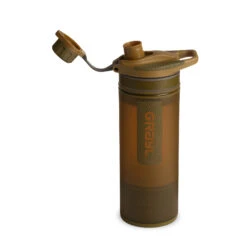 Grayl GeoPress Drinkfles Met Waterfilter - 710ml - Coyote Brown -Sporten Buiten 411 cbn geopress coyotebrown open 1800px 1465787