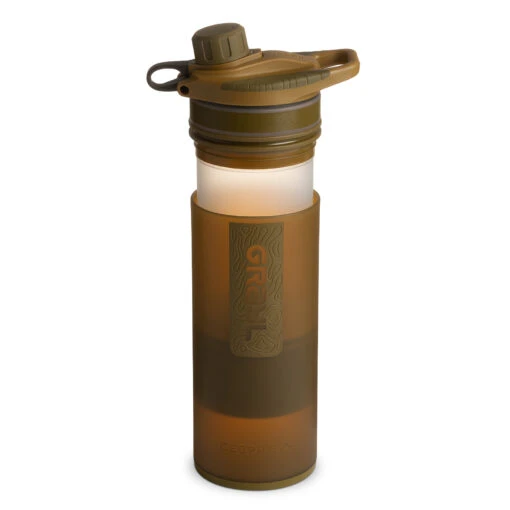 Grayl GeoPress Drinkfles Met Waterfilter - 710ml - Coyote Brown - Afbeelding 2