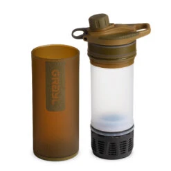 Grayl GeoPress Drinkfles Met Waterfilter - 710ml - Coyote Brown -Sporten Buiten 411 cbn geopress coyotebrown separated 1800px 1465784