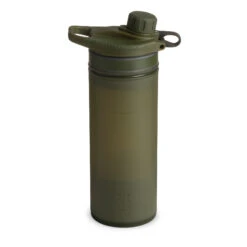 Grayl GeoPress Drinkfles Met Waterfilter - 710ml - Olive Drab -Sporten Buiten 411 odh geopress olivedrab separated 1800px3 1465815