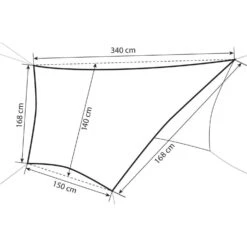 Amazonas Ultra-Light Traveller Tarp - Groen -Sporten Buiten amazonas ultra light traveller forest tarp 7 1508126