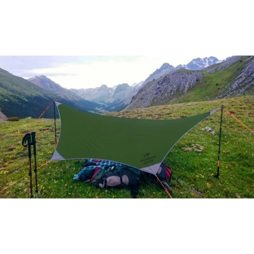 Amazonas Ultra-Light Traveller Tarp - Groen - Afbeelding 13