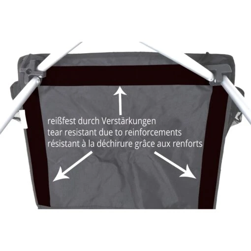 Basic NATURE | Relags Travelchair Luxus Campingstoel - Zwart - Afbeelding 5