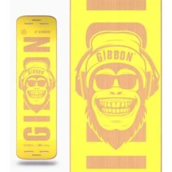 GIBBON Giboard Deck Slacklineboard - Bonzo - Yellow -Sporten Buiten deck bonzoslackline gibbonslacklines 732216 bonzo yellow 2 1048369