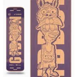 GIBBON Giboard Deck Slacklineboard - Dilama - Dark Purple -Sporten Buiten deck dilamaslackline gibbonslacklines 988407 dilama dark purple 2 1048351