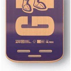 GIBBON Giboard Deck Slacklineboard - Dilama - Dark Purple -Sporten Buiten deck dilamaslackline gibbonslacklines 988407 dilama dark purple 4 1048353