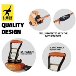 GIBBON Travelline Treewear - 15m Slackline Set -Sporten Buiten gibbon travelline treewear set 18856 02 1512362