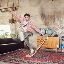 GIBBON Giboard Set Slacklineboard - Roots Rocker Travel - Brown -Sporten Buiten giboard set roots rocker travelslackline gibbonslacklines 229381 6 1046383