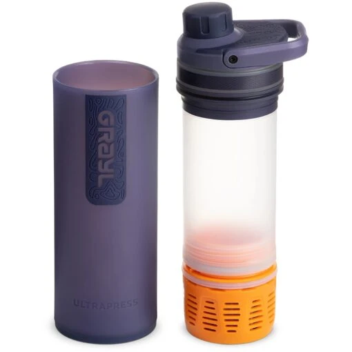 Grayl UltraPress Purifier Drinkfles Met Waterfilter - 500ml - Mignight Granite - Afbeelding 3