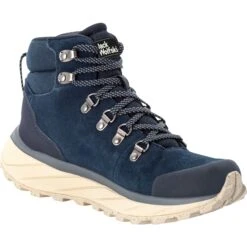 Jack Wolfskin Terraventure Urban Mid Dames Schoenen - Dark Blue / Beige