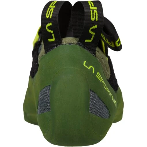 La Sportiva GeckoGym Vegan Klimschoenen - Olive/Neon - Afbeelding 6