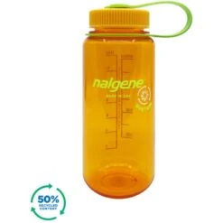 Nalgene Wide Mouth Sustain Drinkfles - 0,5l - Clementine
