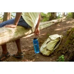 Nalgene Wide Mouth Sustain Silo Drinkfles - 1,5l - Cerulean -Sporten Buiten nalgene wide mouth sustain silo bottle 15l blue 1 1515746
