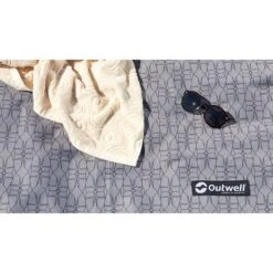 Outwell Springwood 4SG Tenttapijt - Zwart / Grijs -Sporten Buiten outwell flat woven carpet nevada 4pe black grey 2 1374496