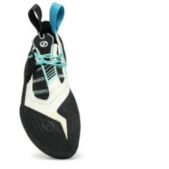 Scarpa Vapor S Dames Klimschoenen - Dust Gray/aqua -Sporten Buiten scarpa vapor s women climbing shoe dust gray aqua 2 1441666