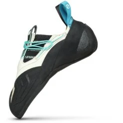 Scarpa Vapor S Dames Klimschoenen - Dust Gray/aqua -Sporten Buiten scarpa vapor s women climbing shoe dust gray aqua 3 1441665