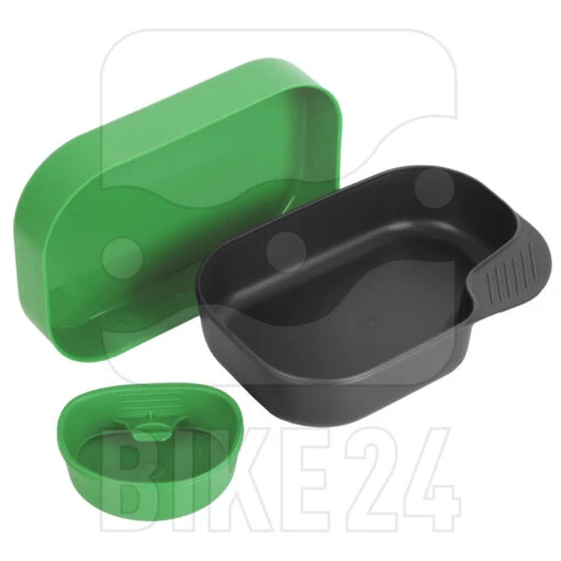 Wildo Camp-A-Box Basic GREEN Dishes - Sugarcane - Afbeelding 2